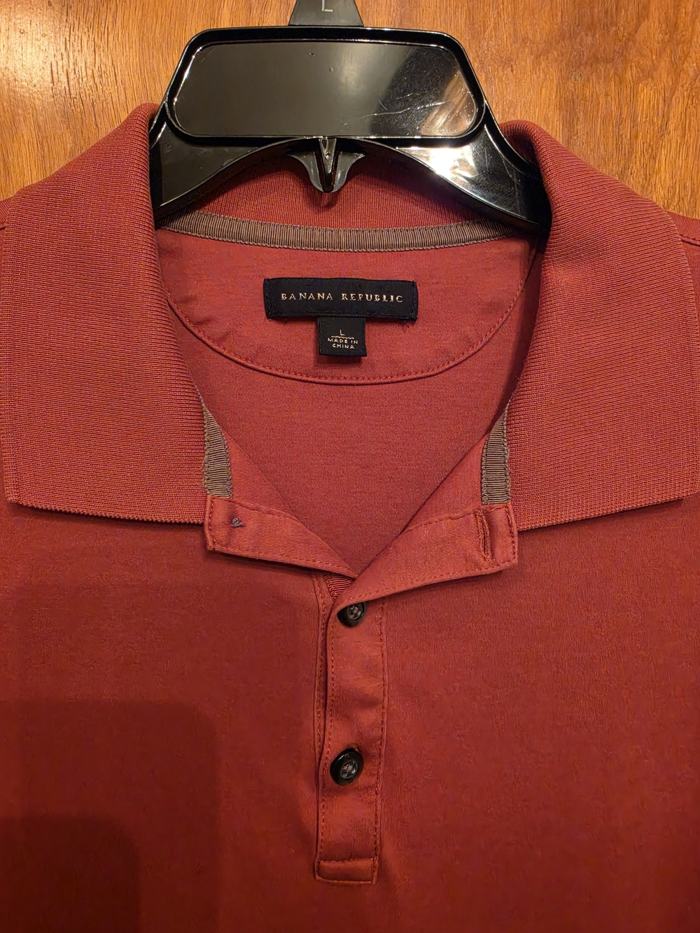 Banana Republic Men's Rust Red Polo